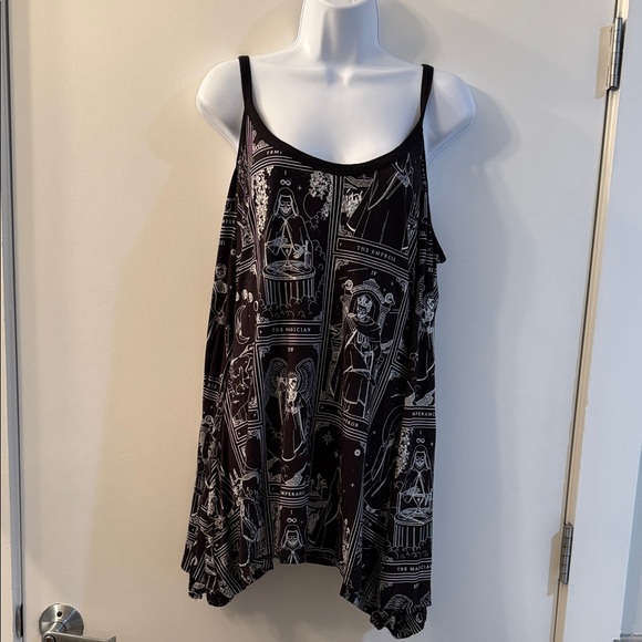 Killstar Black and White Tarot Camisole - Picture 7 of 11